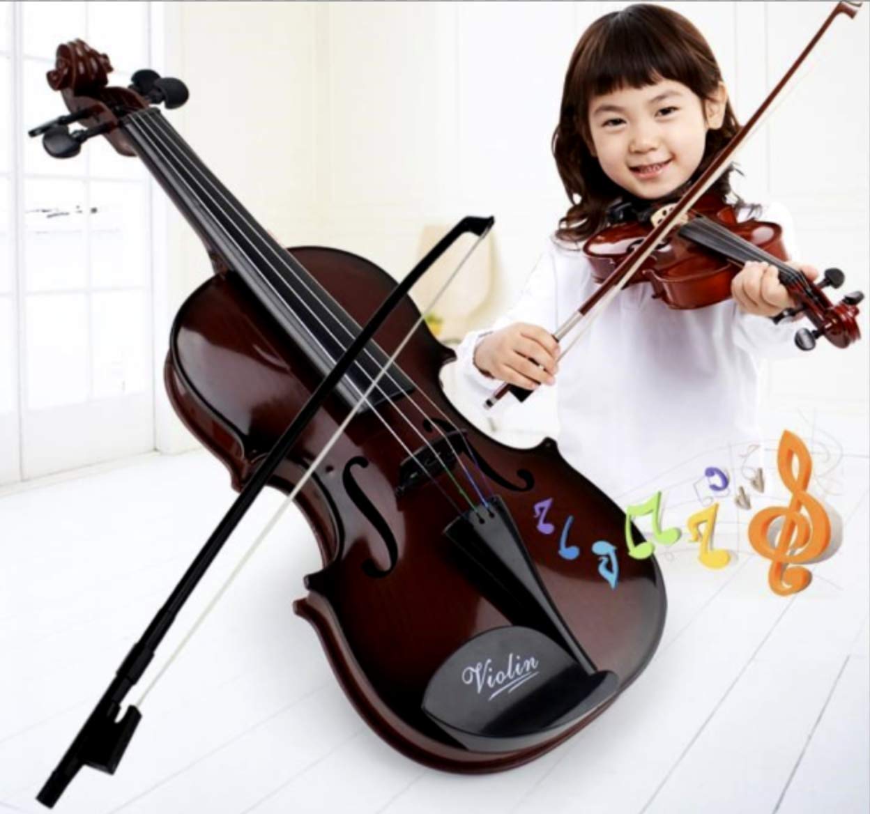 バイオリンのおもちゃ 手先の発達を促す効果が サイズや選び方 おすすめアイテムを解説 小学館hugkum