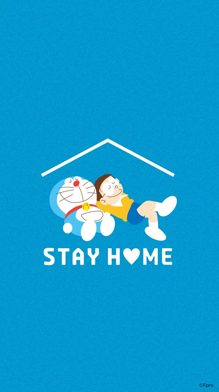 ドラえもん Stay Home 特別かべがみがアツい ビデオ会議の背景やスマホの待ち受けに活用して 小学館hugkum