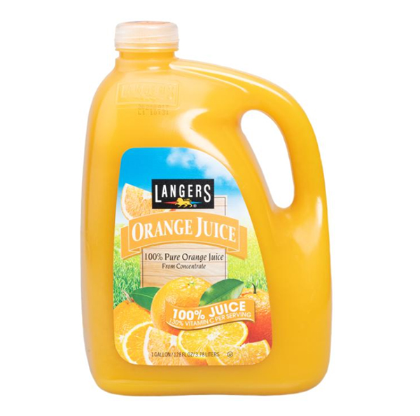 「ランガース オレンジジュース 3.78L x 2」（¥1,780／オンライン価格）