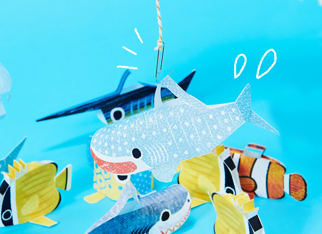 夏休みの駆け込み工作にも おうちの中で夏祭り気分 本格魚釣りゲームを作ろう Kitte Otte 小学館hugkum