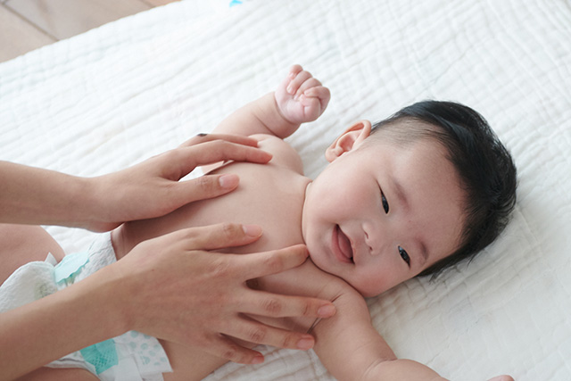 赤ちゃんの肌の保湿方法