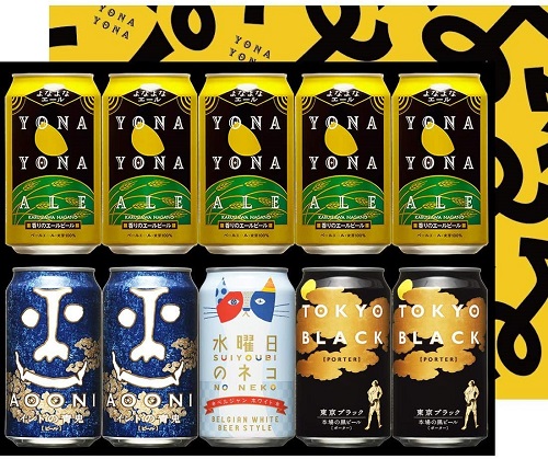 「よなよなエール 4種 飲み比べセット」(ヤッホーブルーイング)