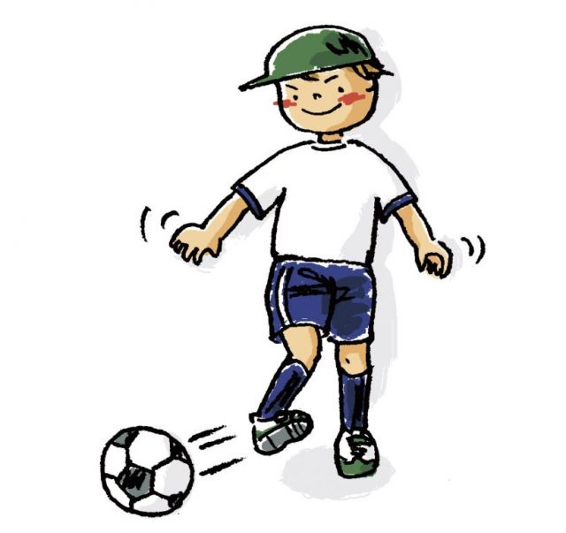 子どもの身体能力を伸ばすコツ 上手にボールを蹴るのに大事なのは 足のポジション Hugkum はぐくむ