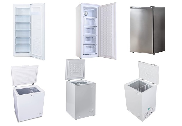 お好み雑貨】上開き 家庭用小型冷凍庫 90L - キッチン、食卓
