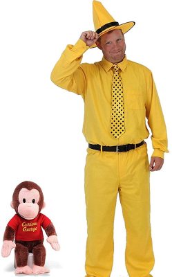 おさるのジョージ 黄色い帽子のおじさん コスプレ - キッズ服(男女兼用