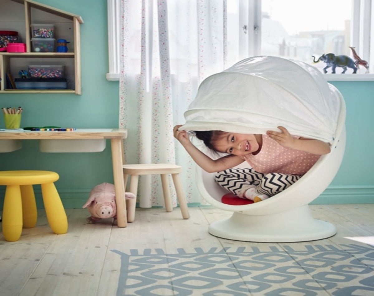 IKEA イケア 籐のパーソナルチェア BUSKBO ブスクボー