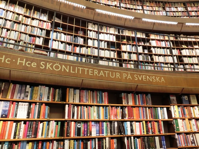 ストックホルム市立図書館。リンドグレーンの本も多数収蔵されている。