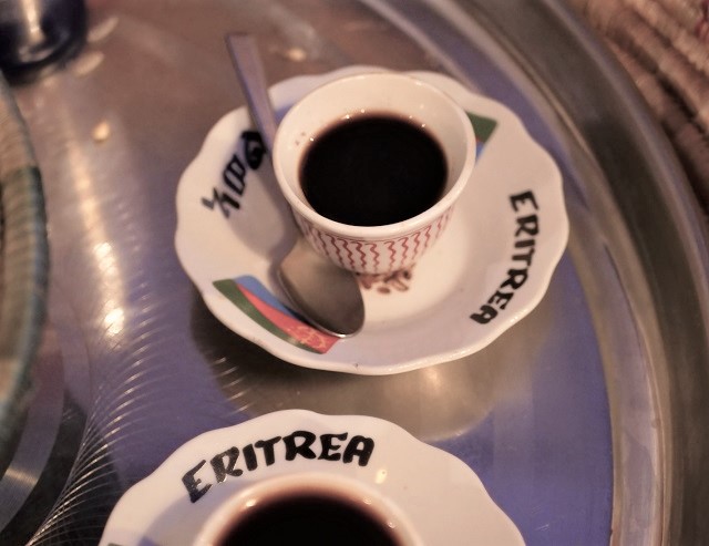 エリトリアのコーヒー。コーヒー豆の産地としても知られる。