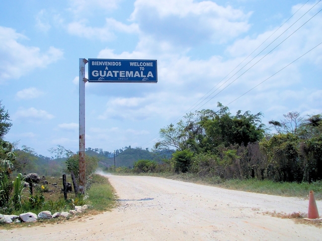 グアテマラ国境風景