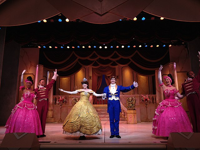 The finale at Beauty and the Beast Live on Stage at Disney's Hollywood Studios in Orlando, FL.
