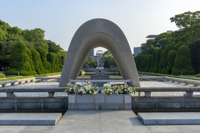 日本が7回目の議長国を務めた広島サミット。各国首脳が訪れた広島平和記念公園。