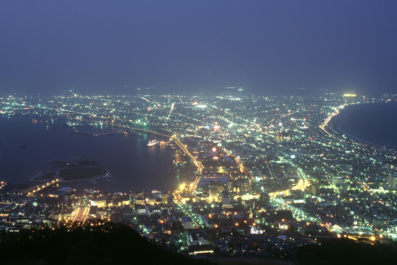 「100万ドルの夜景」が堪能できる函館の夜景