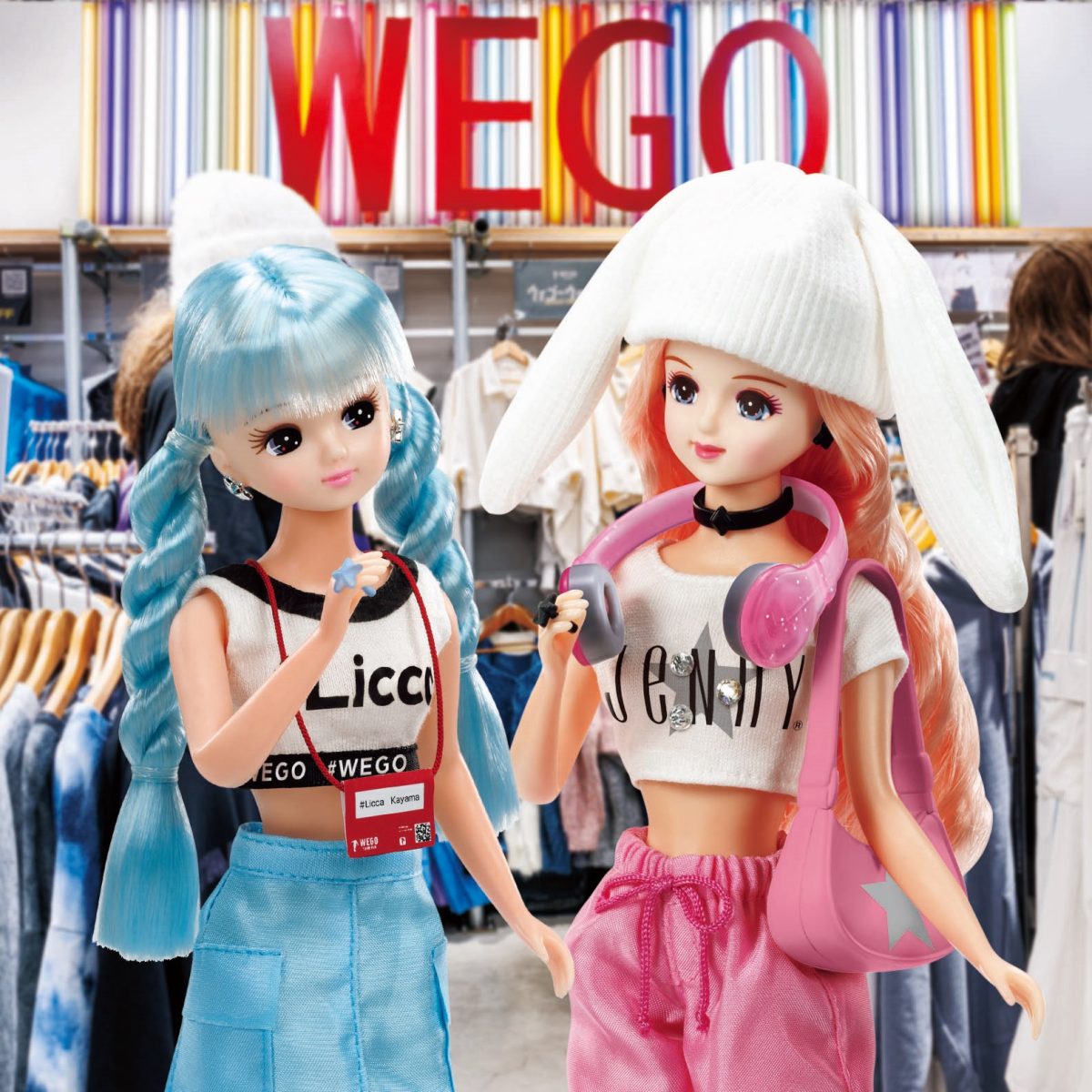 リカちゃんとWEGOがコラボした「#Licca #WEGO リカ」「#Licca #WEGO