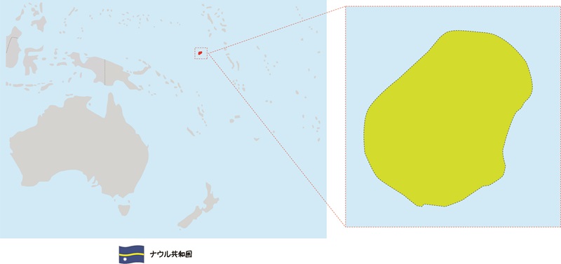 ナウルの場所
