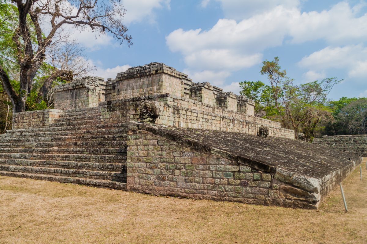 ホンジュラスのコパン遺跡