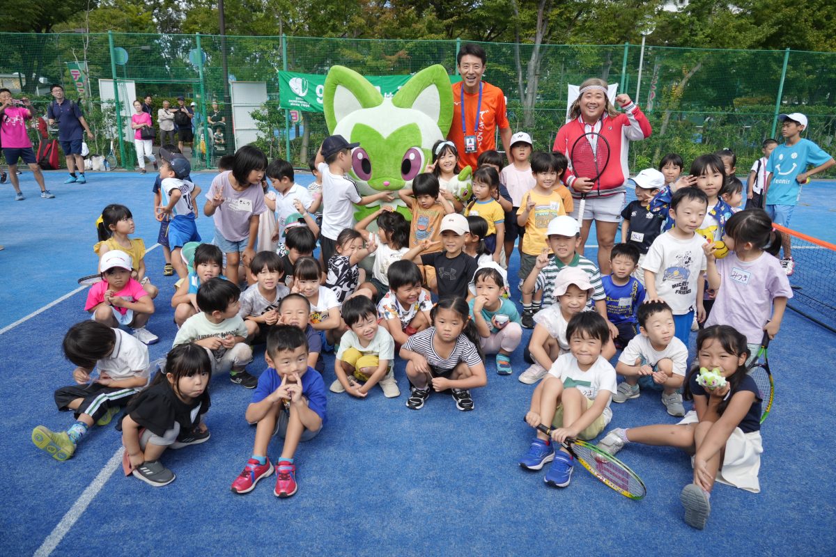くさねこポケモンのニャオハが「テニスキッズアンバサダー」に就任