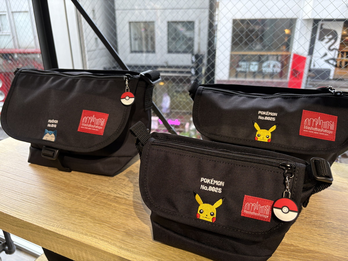 ポケモンとManhattan Portageの最新コラボが大反響！現在一部「再入荷