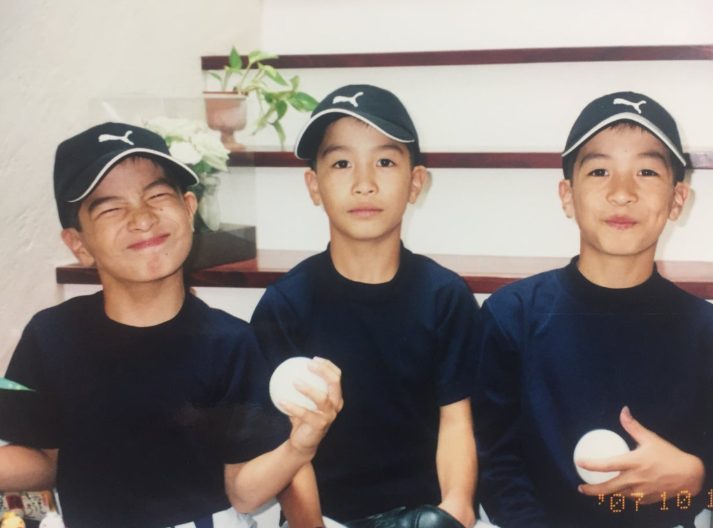 三人三様の高校受験結果に。幼い頃のお写真