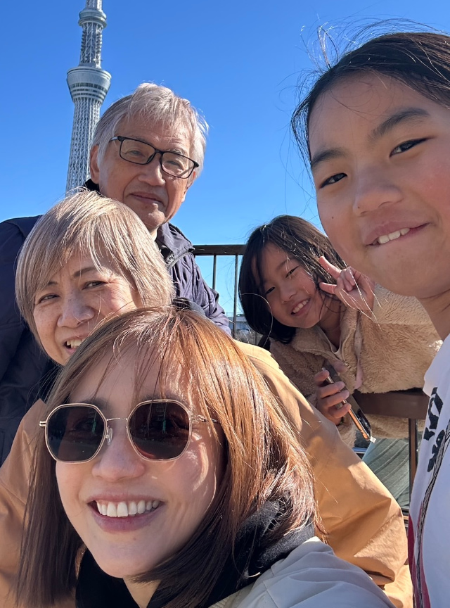 優木まおみさんとご両親