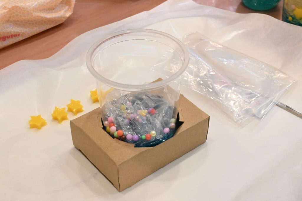 「アニマルアイスの星空ジュース作り」に使う材料