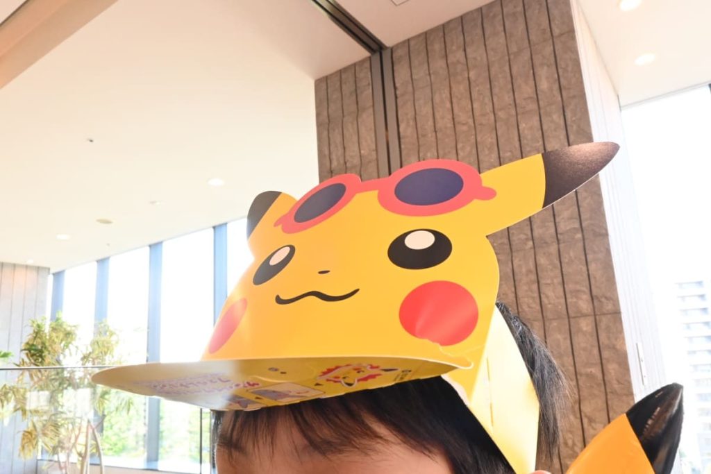 ピカチュウのサンバイザー