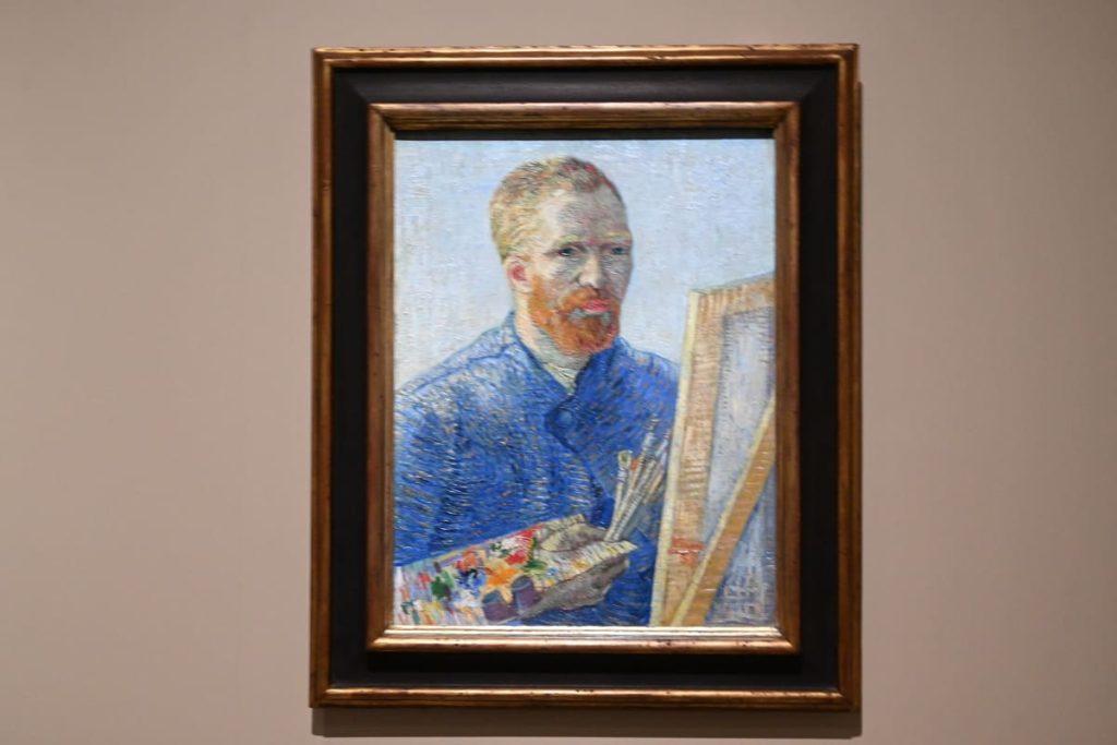 フィンセント・ファン・ゴッホ 《画家としての自画像》 1887年12月-1888年2月 油彩、カンヴァス ファン・ゴッホ美術館、アムステルダム （フィンセント・ファン・ゴッホ財団）Van Gogh Museum, Amsterdam（Vincent van Gogh Foundation）