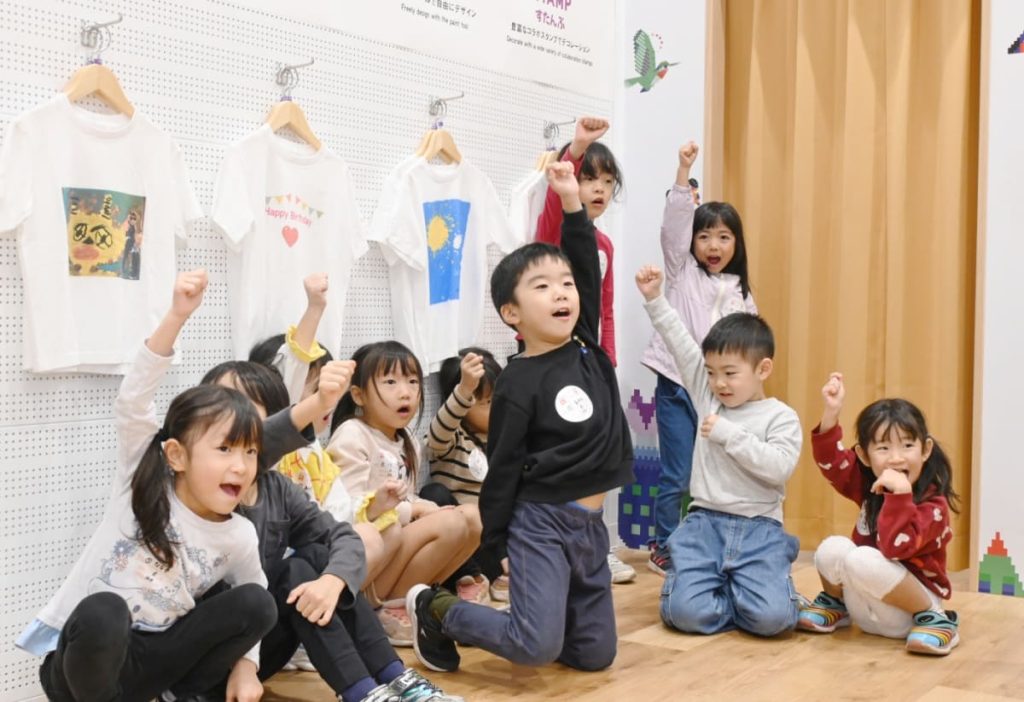 がんばるぞ~!の掛け声にやる気は満々です