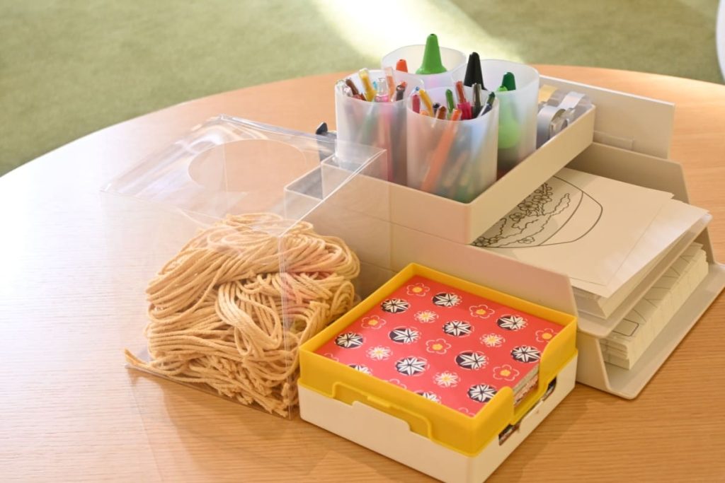 「リラックスエリア」でもゆっくりあそべる!