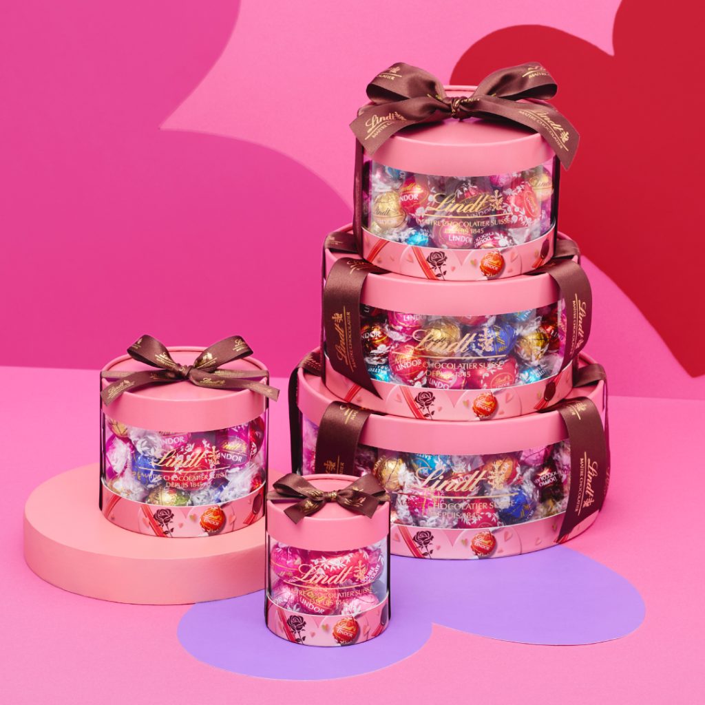 「リンドール ギフトボックス シーズナル」8個⼊ 1,980円、20個⼊ 3,980円、31個⼊ 5,980円、54個⼊ 9,980円、80個⼊ 14,400円