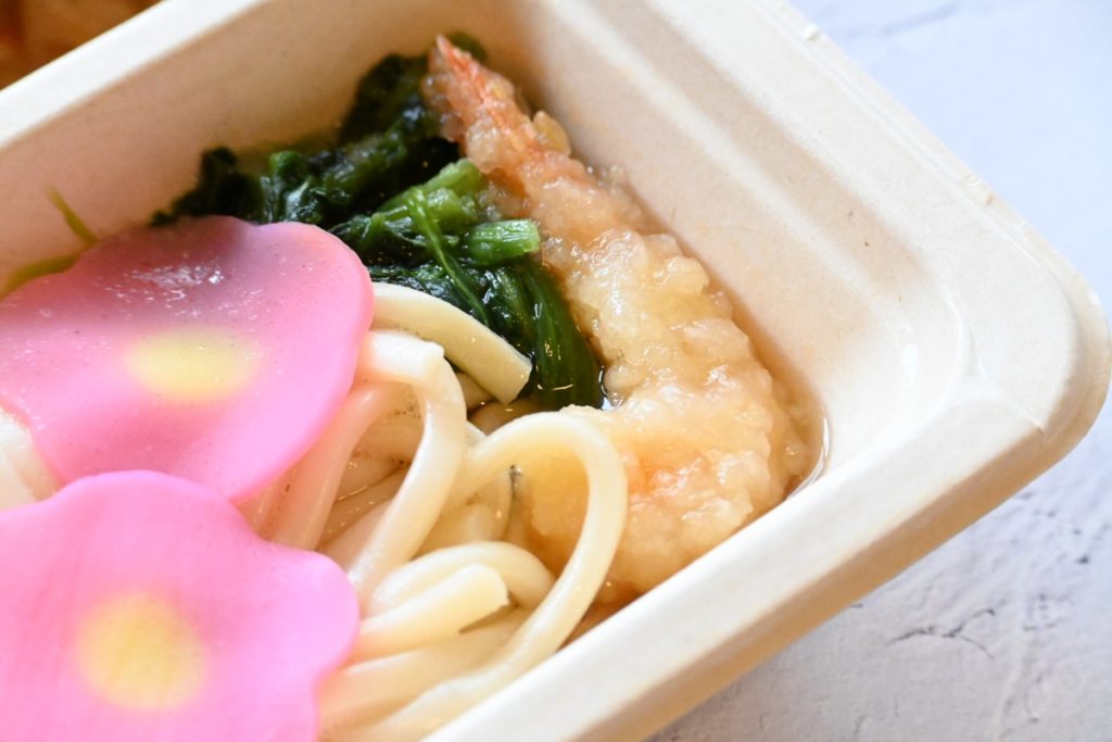 ぷりぷりのえび天。とてもおいしかったです