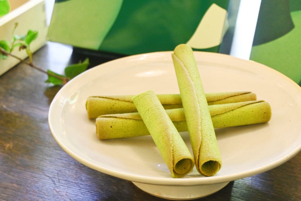 淡い緑が美しい「シガール オゥ マッチャ」