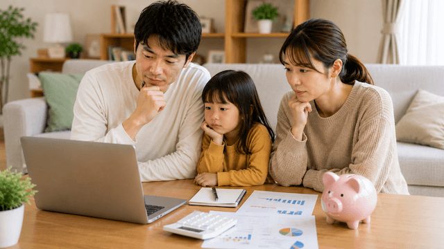 家族で家計の見直し