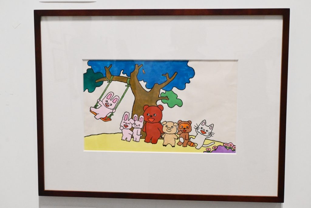 『ノンタン ぶらんこ のせて』原画